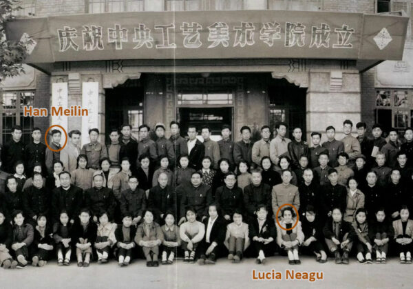 Group photo with Han Meilin and me